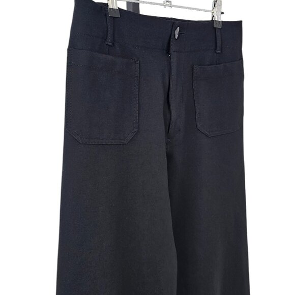 Anthropologie Maeve The Colette Pants, Cropped, Black, High Rise, Stretch, Sz 31 - Picture 8 of 8